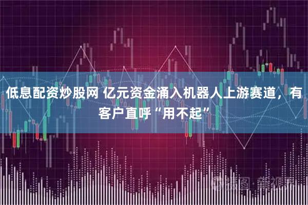 低息配资炒股网 亿元资金涌入机器人上游赛道，有客户直呼“用不起”